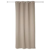 Atmosphera verduisterende gordijnen - set 2x stuks - B135 x L240 cm - beige - geplooid