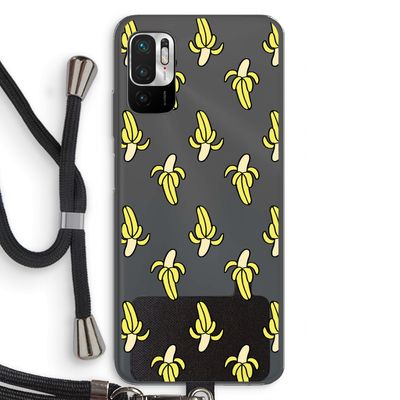 Bananas: Xiaomi Redmi Note 10 5G Transparant Hoesje met koord