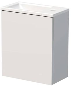 Beaux Marseille fonteinmeubel met fontein en deur rechts 40cm mat wit