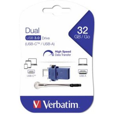 Verbatim Store n Go 32GB Dual Drive USB Stick