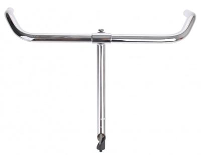 Humpert Stuur omafiets xl grepen 22,2 550 22,2 mm zilver