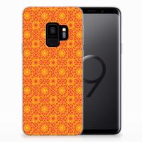 Samsung Galaxy S9 TPU bumper Batik Oranje