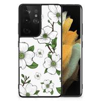 Samsung Galaxy S21 Ultra Bloemen Hoesje Dogwood Flowers