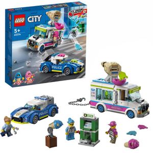 City - IJswagen politieachtervolging Constructiespeelgoed