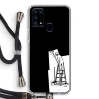 Musketon Painter: Samsung Galaxy M31 Transparant Hoesje met koord