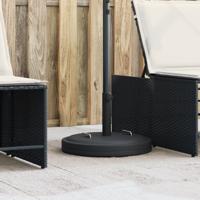 VidaXL Parasolvoet met handgrepen voor stok van ø38 / 48 mm 25 kg rond