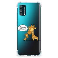 Samsung Galaxy M02s | A02s Stevig | Bumper Hoesje | Giraffe