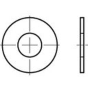 TOOLCRAFT Onderlegring 88101 200 stuk(s) TO-5455020