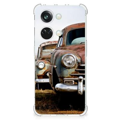OnePlus Nord 3 Anti-shock Hoesje met foto Vintage Auto OnePlus Nord 3 Anti-shock Hoesje met foto Vintage Auto