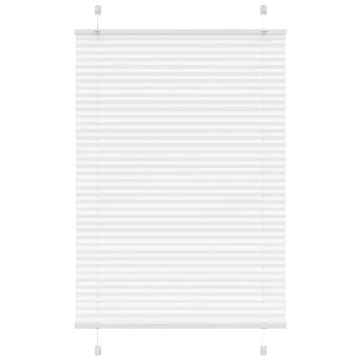 Pliss rolgordijn 90x150 cm stofbreedte 89,4 cm polyester wit