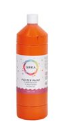 Plakkaatverf Qrea oranje 1000ml