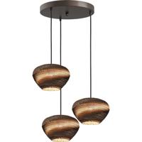 Masterlight 3-lichts hanglampCartone met Ø24 Think Paper kappen - 2512-15-35-3-24