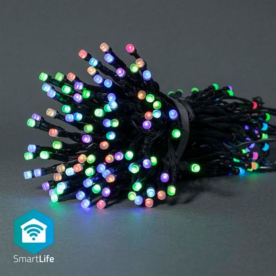Nedis SmartLife Decoratieve LED | Wi-Fi | RGB | 84 LED&apos;s | 10 m | 1 stuks - WIFILX01C84 WIFILX01C84