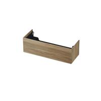 INK - Onderkast 1 Lade Push 2 Open Bestaande Uit - 1200x450x376 Mm - Zuiver Eiken