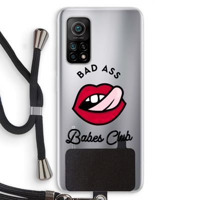 Badass Babes Club: Xiaomi Mi 10T 5G Transparant Hoesje met koord