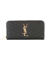 Saint Laurent portefeuille Monogramme - Noir