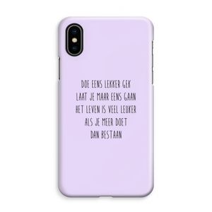 Gek: iPhone XS Max Volledig Geprint Hoesje