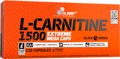 Olimp L-Carnitine 1500 Extreme Mega Caps (120 caps)