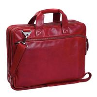 Chesterfield Leren Laptoptas 15 inch Manuel Rood - thumbnail