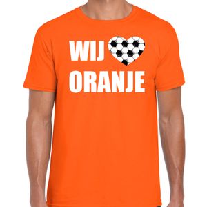 Oranje fan shirt / kleding Holland wij houden van oranje EK/ WK voor heren 2XL  -