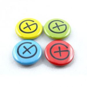 Button Set - Geocaching Logo (4 stuks)