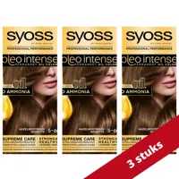 Syoss Oleo Intense Haarverf - 5-60 Hazelnoot Praline - Voordeelverpakking - 3 stuks