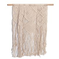 Macramé Ruitenpatroon Wit - 60 cm