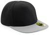 Beechfield CB660 Original Flat Peak Snapback Cap - Black/Grey - One Size