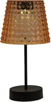 Anna&apos;s Collection Solar tafellamp amber, IP65 waterdicht, met bewegingssensor
