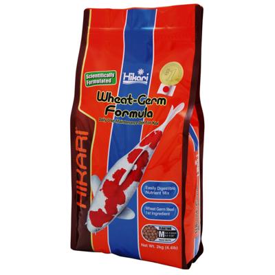 Hikari Wheat-Germ 2kg - Vijvervoer met Vitaminen voor Koi en Vijvervissen, Jaarrond Voeding