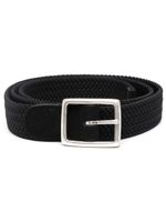 Dell'oglio ceinture Mastic en daim - Noir