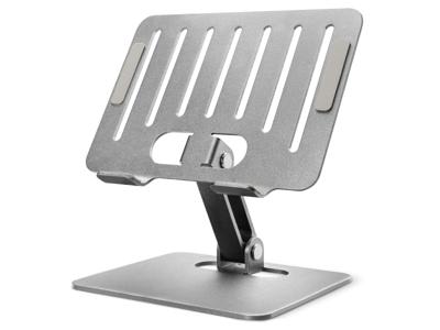 Mobilize Mobilize Foldable Aluminium Tablet Stand Silver