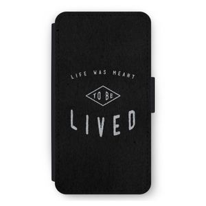 To be lived: iPhone 12 mini Flip Hoesje