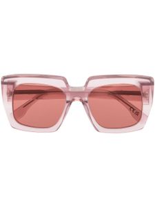 Retrosuperfuture lunettes de soleil à monture carrée oversize - Rose