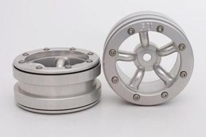 Metsafil Beadlock Wheels PT-Safari Zilver / Zilver 1.9 (2st)