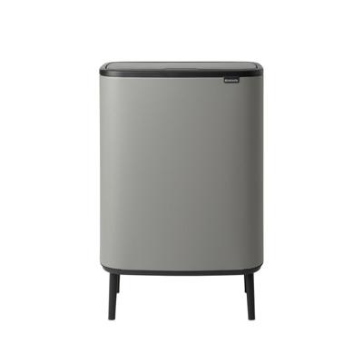 Brabantia Bo Touch Bin Hi Afvalemmer - 60 liter - kunststof binnenemmer - mineral concrete grey 130281