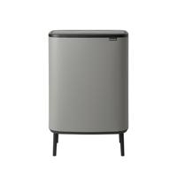 Brabantia Bo Touch Bin Hi Afvalemmer - 60 liter - kunststof binnenemmer - mineral concrete grey 130281