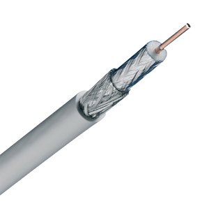 Coax kabel Hirschmann Koka799 coax kabel 75ohm wit (1 meter)