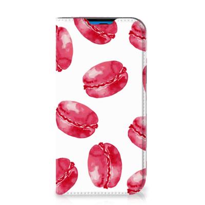 iPhone 14 Pro | Flip Style Cover | Pink Macarons