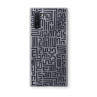 Moroccan Print: Samsung Galaxy Note 10 Transparant Hoesje