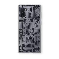 Moroccan Print: Samsung Galaxy Note 10 Transparant Hoesje