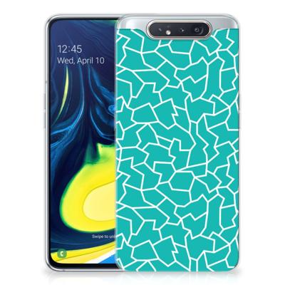 Samsung Galaxy A80 | Hoesje maken | Cracks Blue