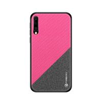PINWUYO eert serie schokbestendige PC + TPU beschermhoes voor Galaxy A70 (rood)