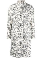 Rodebjer manteau à effet en tweed - Blanc