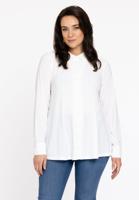 Yoek Blouse kort A-lijn | Wit | Maat 38/40