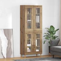 Hoge kast Artisan Eiken 69,5 x 34 x 180 cm Bewerkt hout