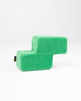 ItemLab Stackable Plush Collectible Block Z green Decoratief kussen - thumbnail