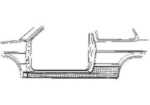 PLAATWERKDEEL GO19/JET19 83- DORPEL 4-deurs 5812104
