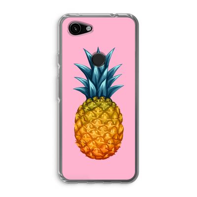 Grote ananas: Google Pixel 3a Transparant Hoesje
