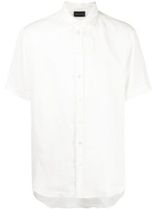 Emporio Armani chemise boutonnée à manches courtes - Blanc